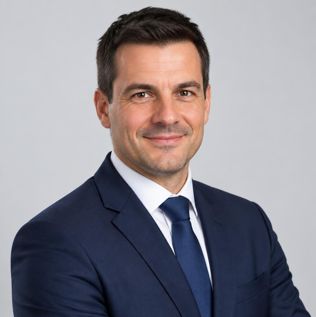 Portrait of a professional man in a suit smiling