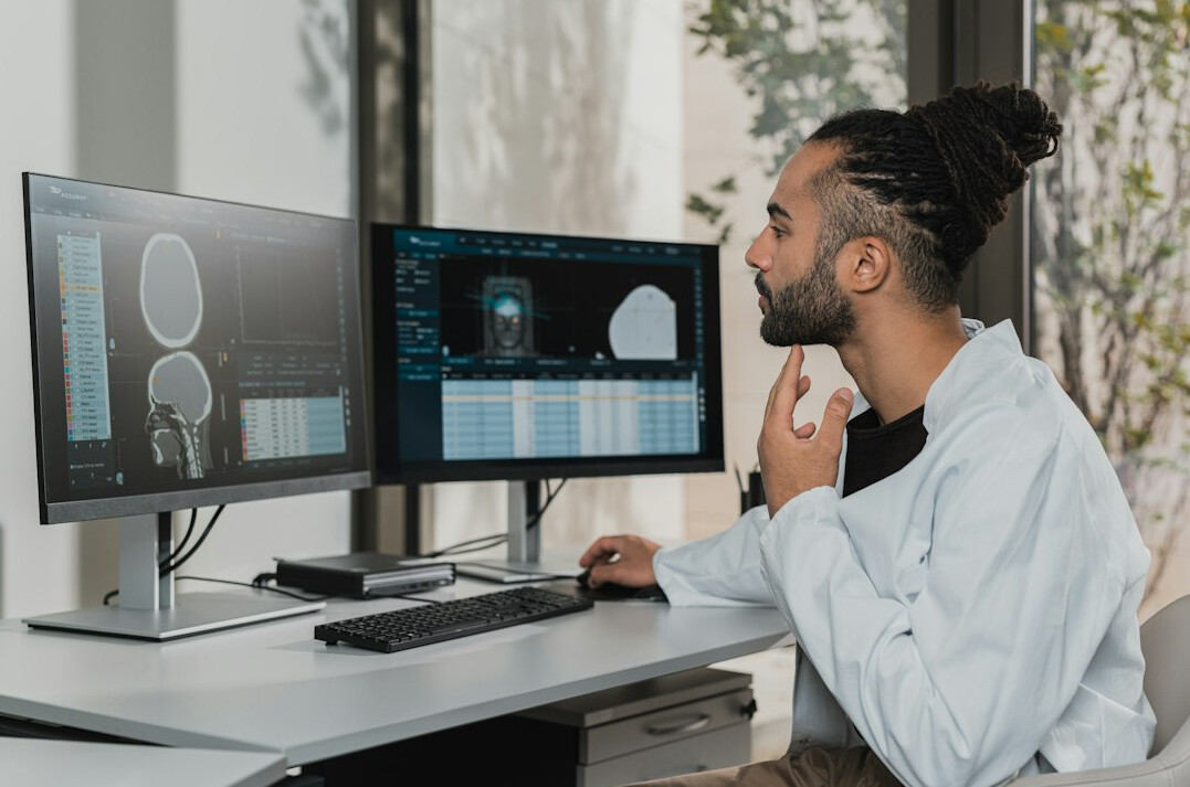 data scientist analyzing insurance data