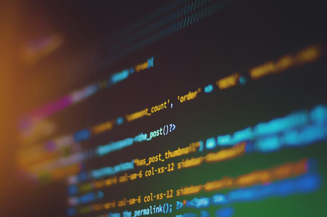 programmer writing code